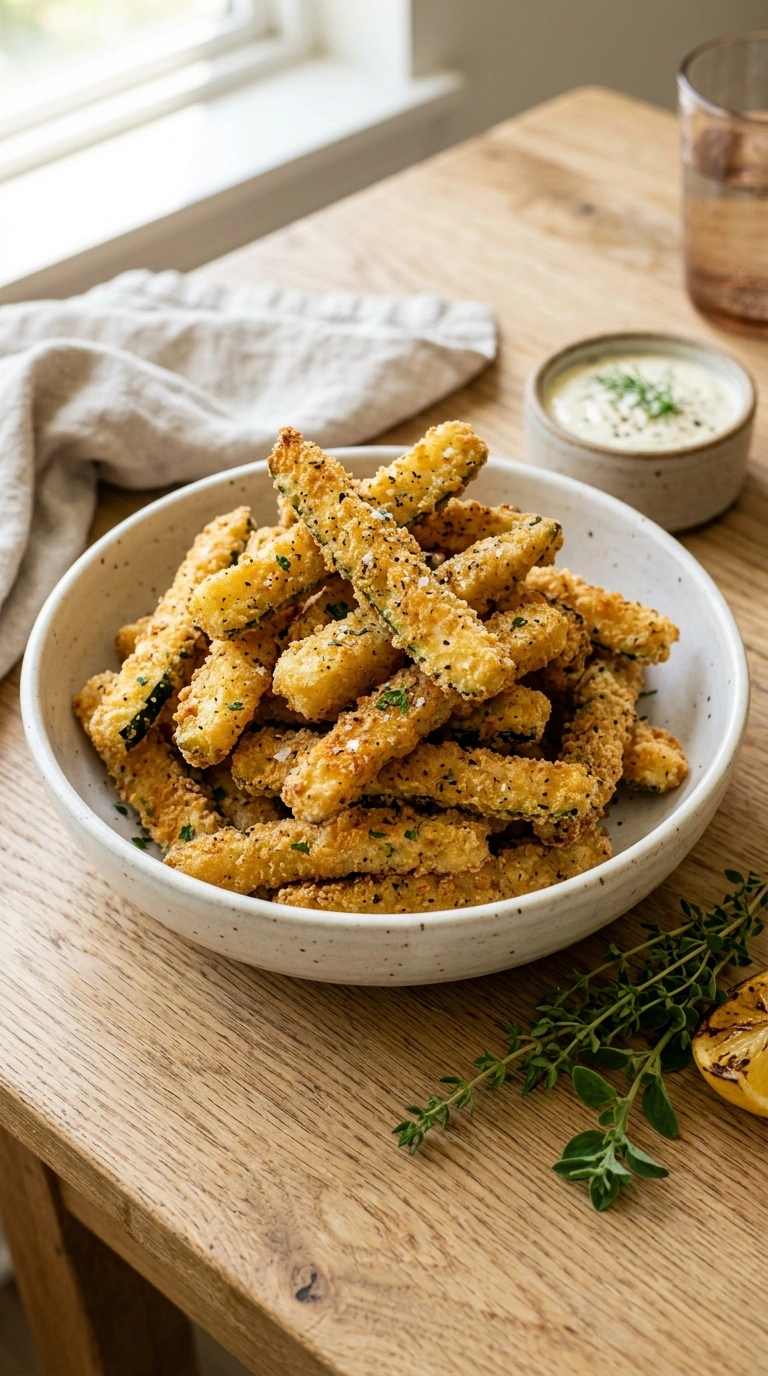 Air Fryer Zucchini Fries the Kids Will Devour as a Crispy Summer Snack