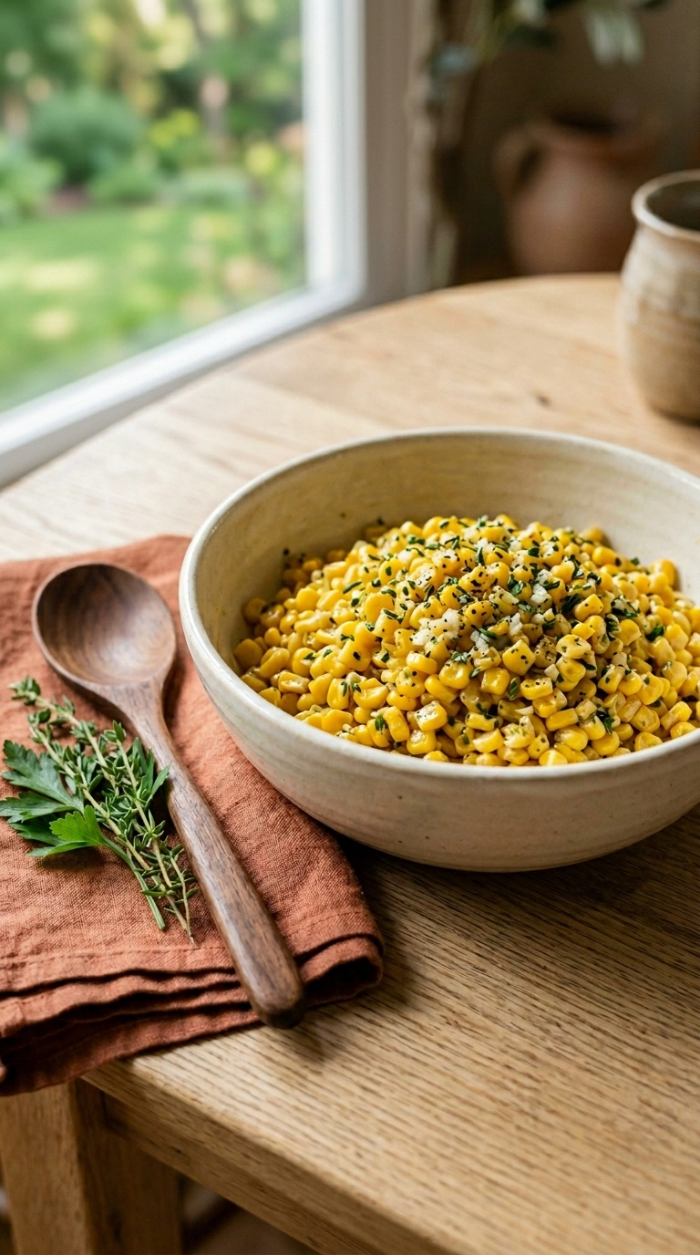 air fryer corn on the cob family ready to serve