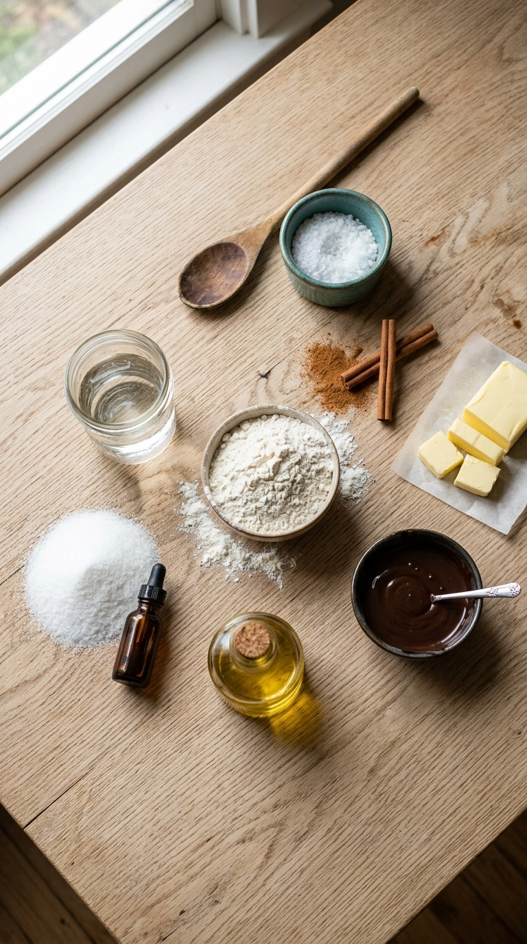 Ingredients for air fryer churros family summer