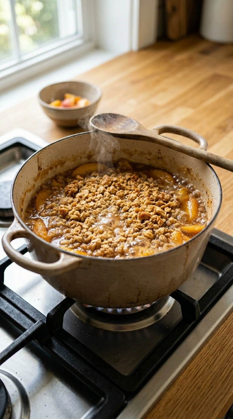 Cooking instructions for air fryer peach crisp family summer
