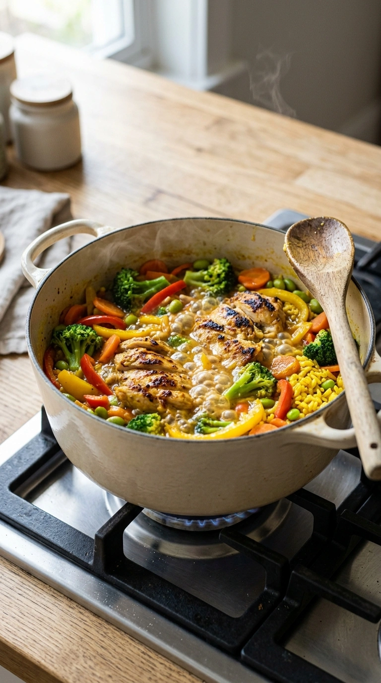 Cooking instructions for summer meal prep rice bowls family
