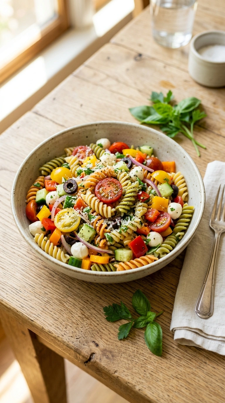 Summer Meal Prep Pasta Salad the Whole Family Will Grab All Week