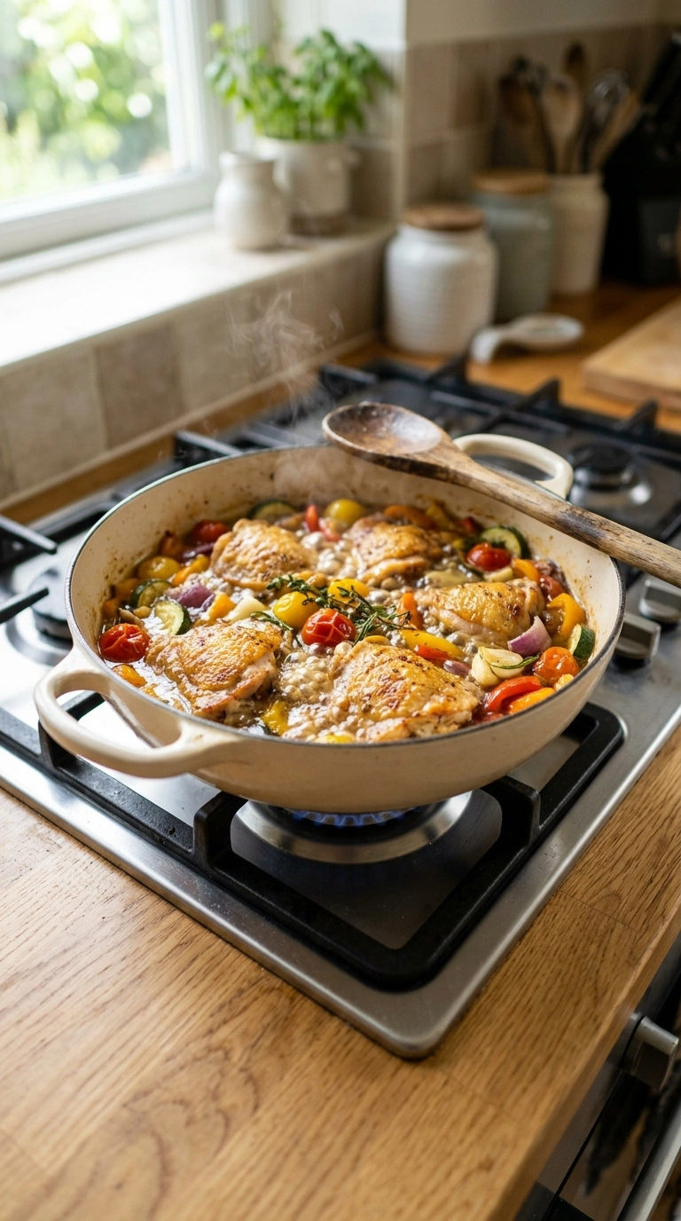 Cooking instructions for summer budget chicken dinner family