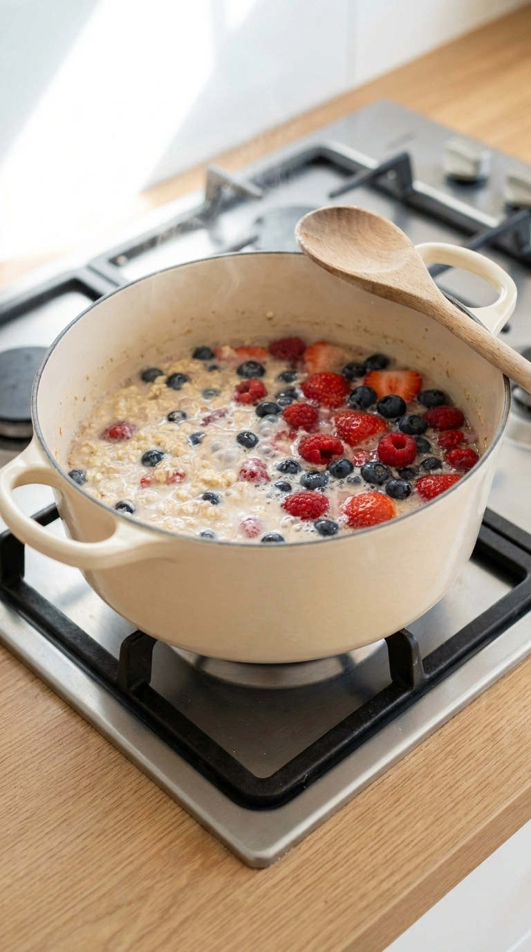 Cooking instructions for summer meal prep overnight oats family