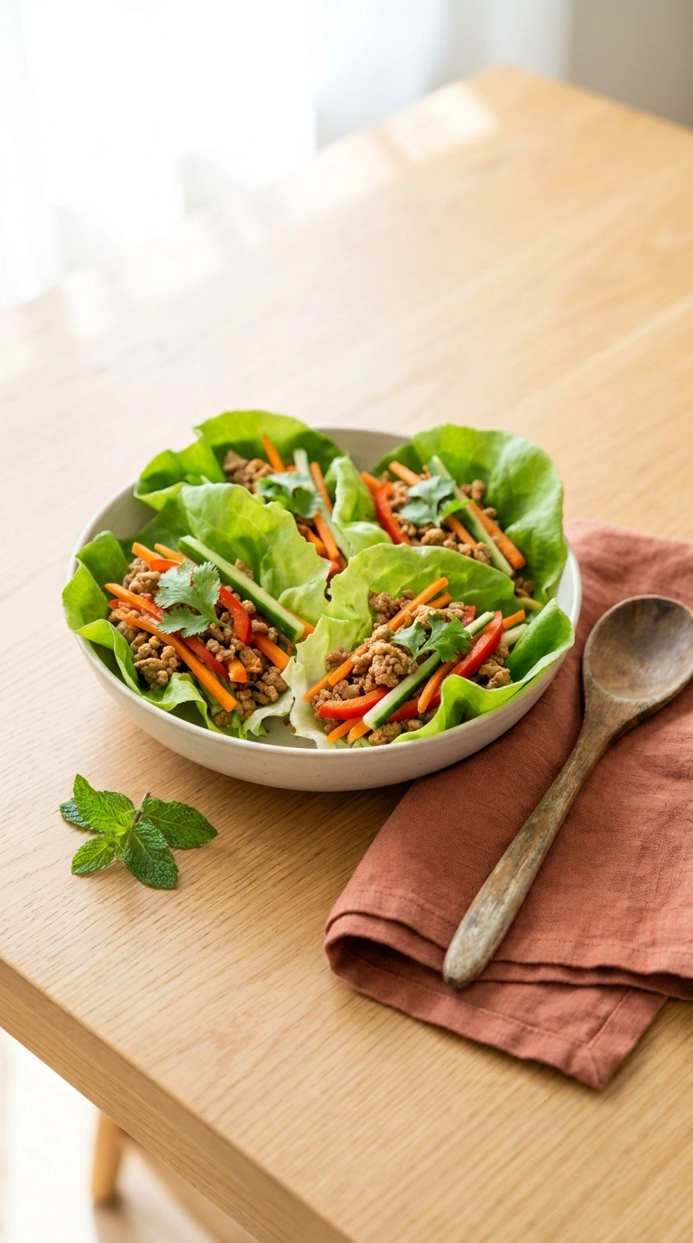 healthy summer turkey lettuce wraps family ready to serve