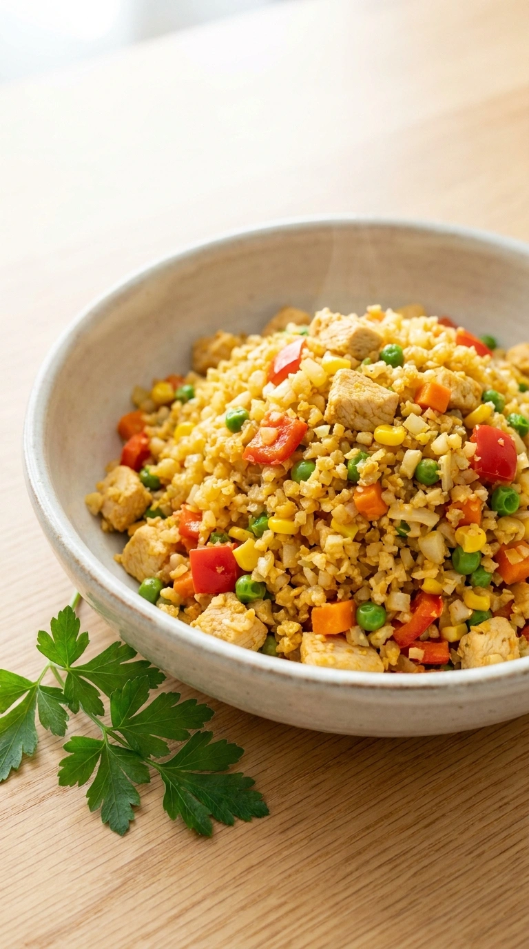 Healthy Summer Cauliflower Fried Rice the Whole Family Will Love