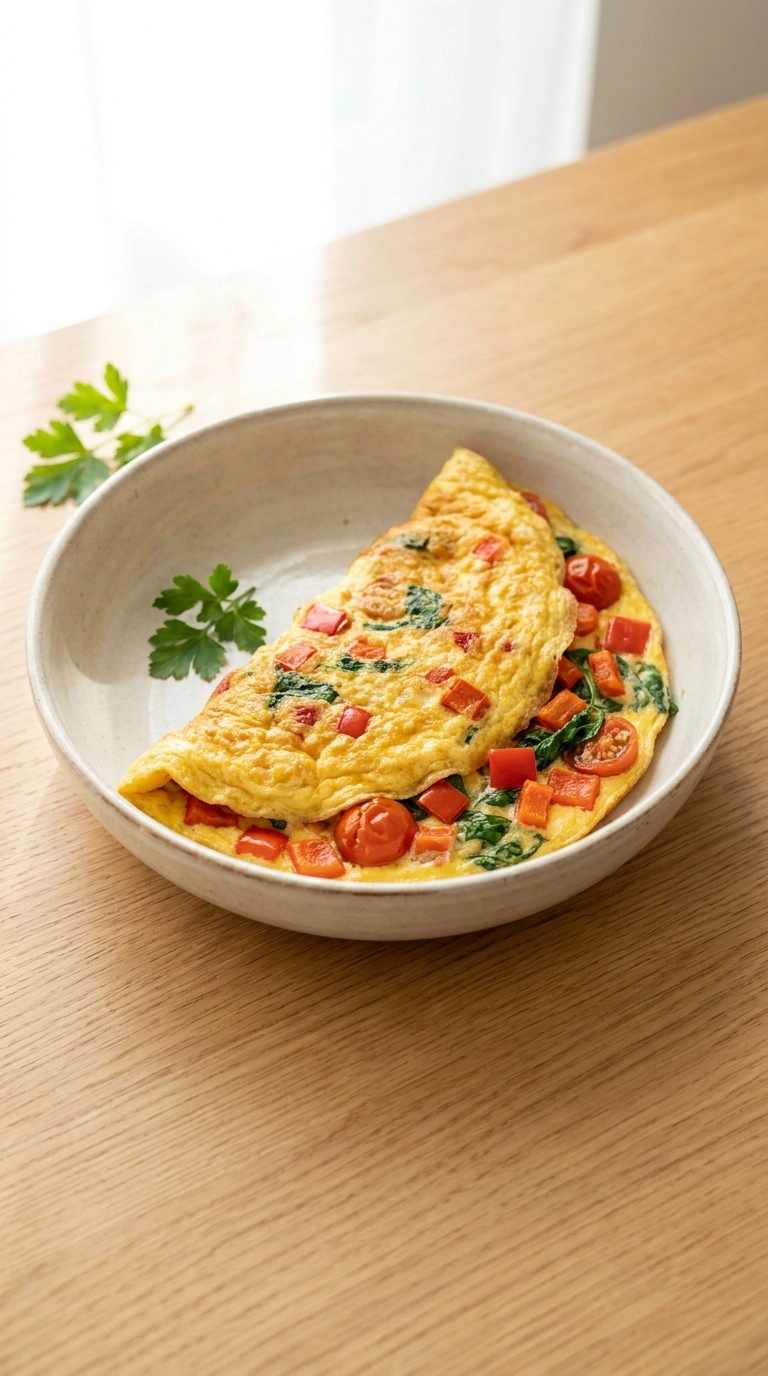 Healthy Summer Egg White Omelette the Whole Family Will Love for Breakfast