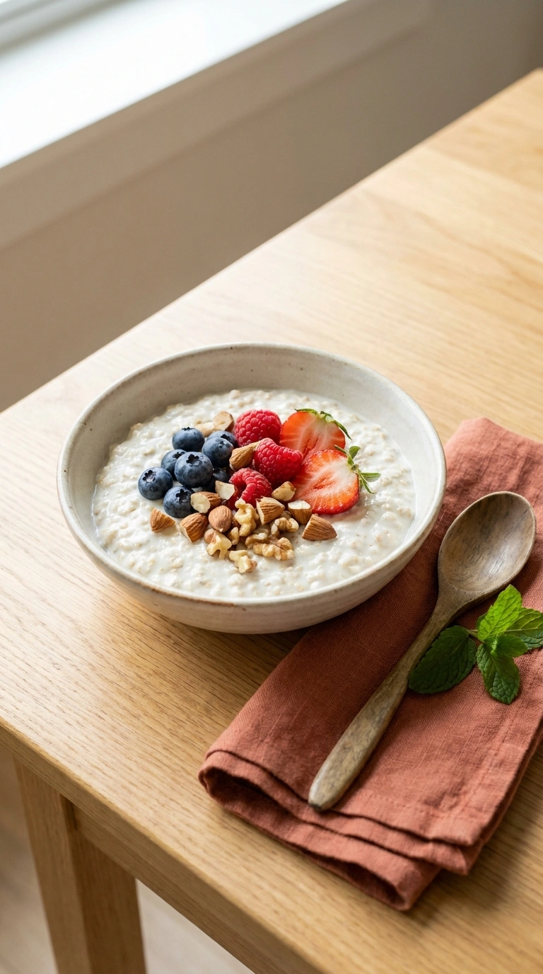 healthy summer overnight oats family ready to serve