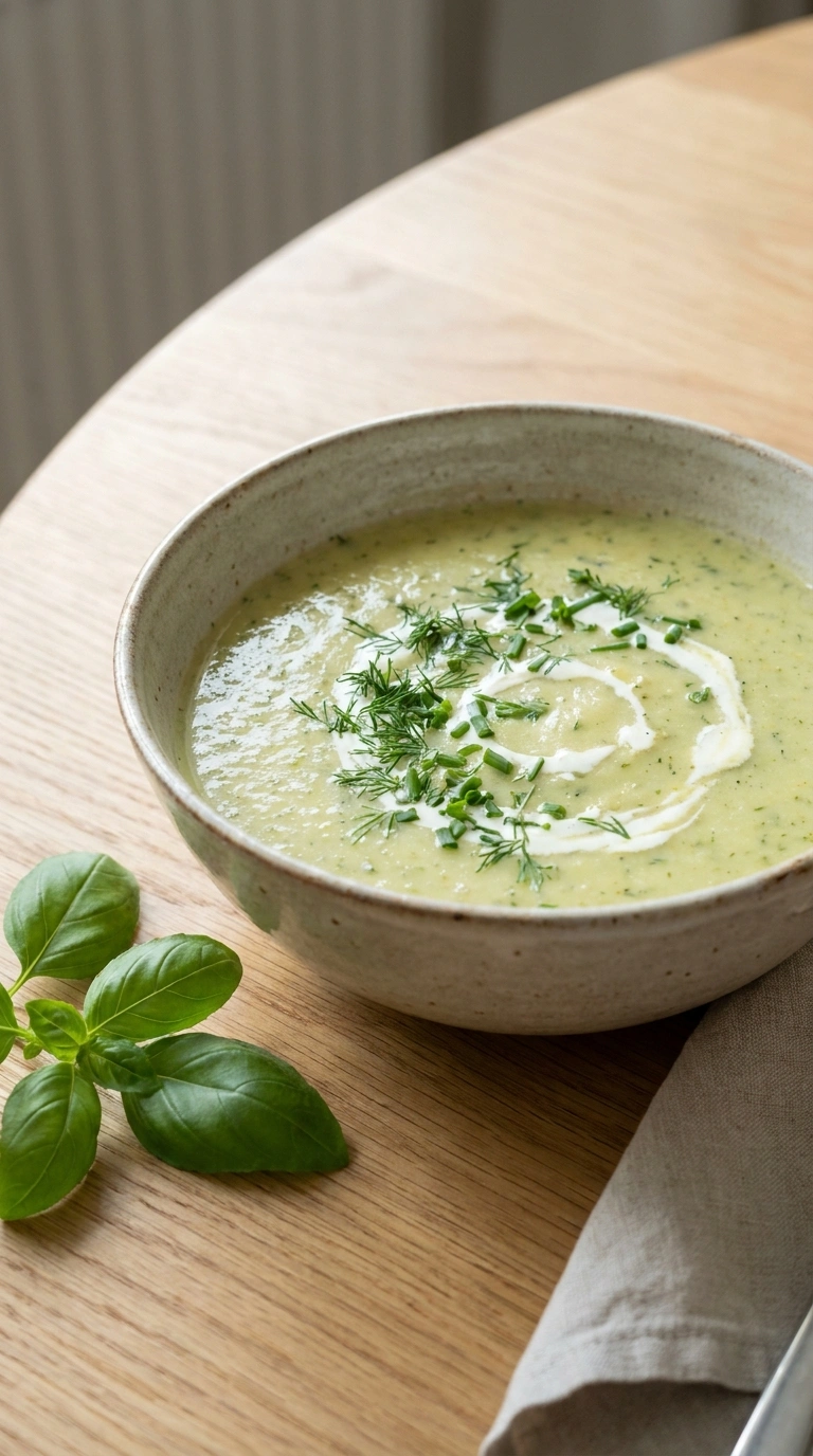 Summer Zucchini Soup the Whole Family Will Love for a Light Summer Dinner