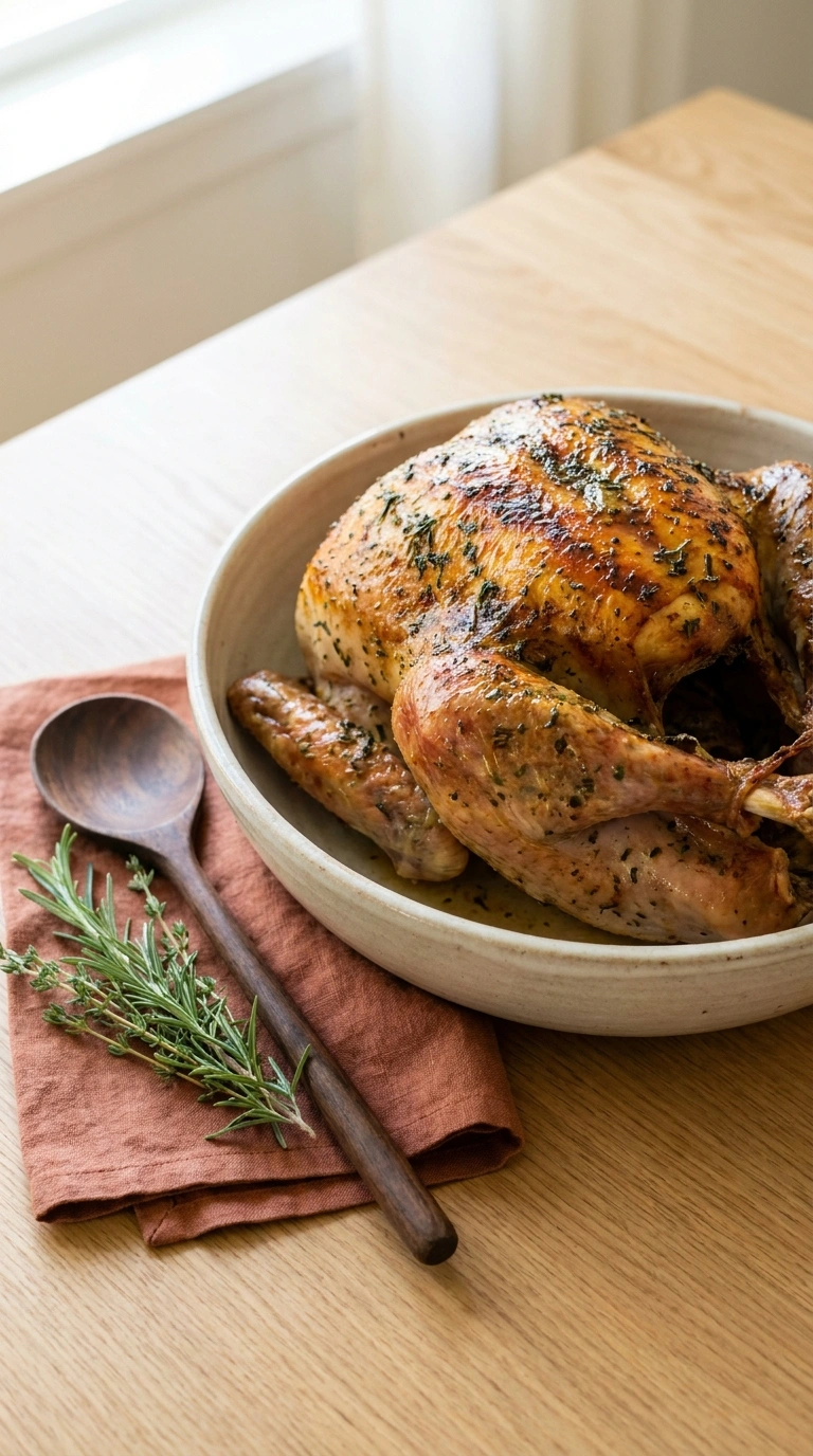 thanksgiving turkey marinade family ready to serve
