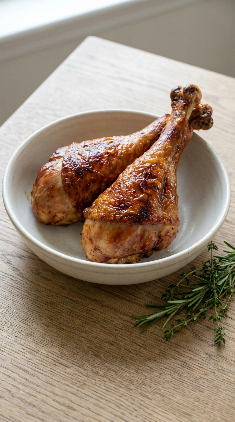 Roasted Turkey Legs the Kids Will Fight Over at Thanksgiving Dinner