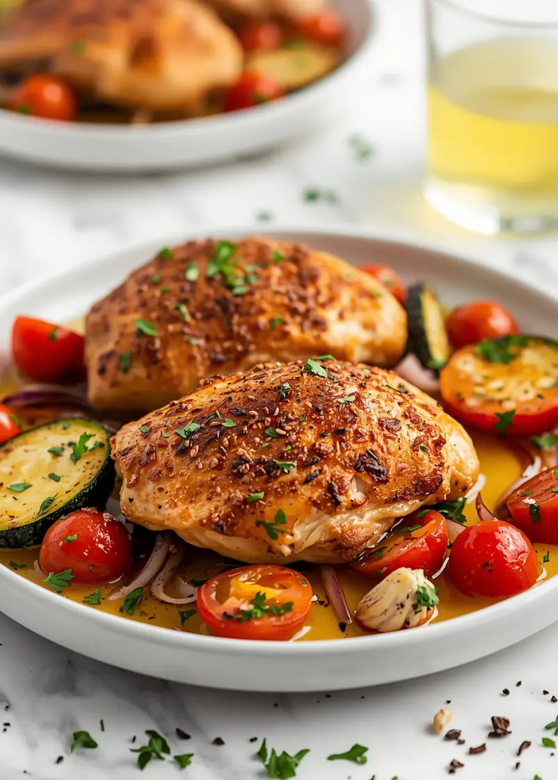 sheet pan chicken family summer ready to serve