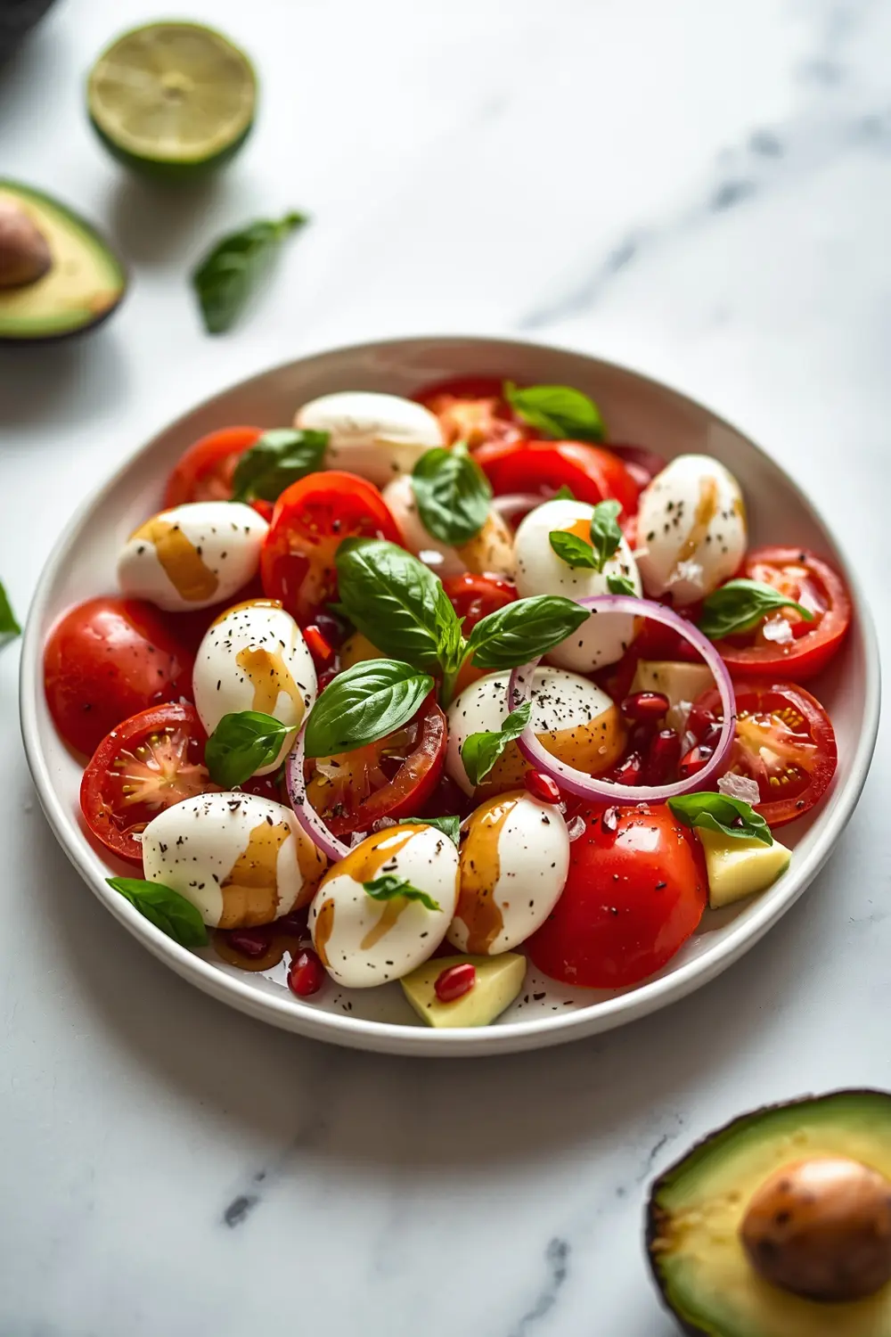 summer caprese salad family