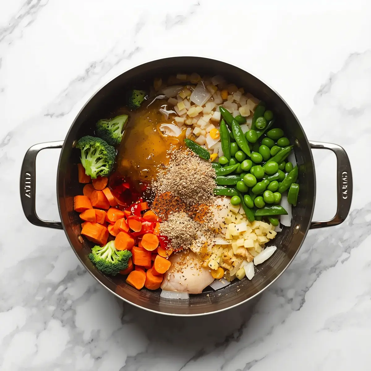 Cooking instructions for summer chicken stir fry family