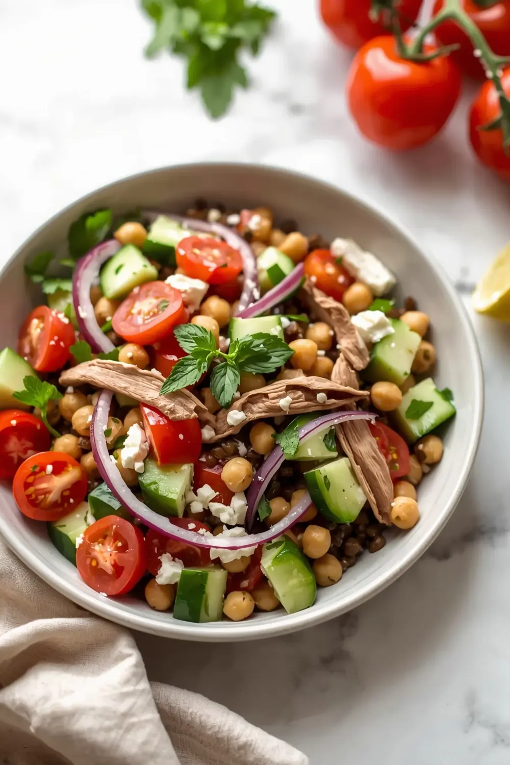 summer lentil salad family