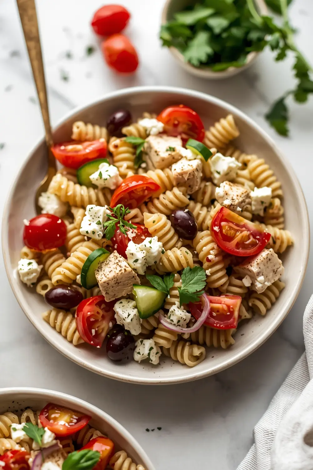 summer pasta salad family