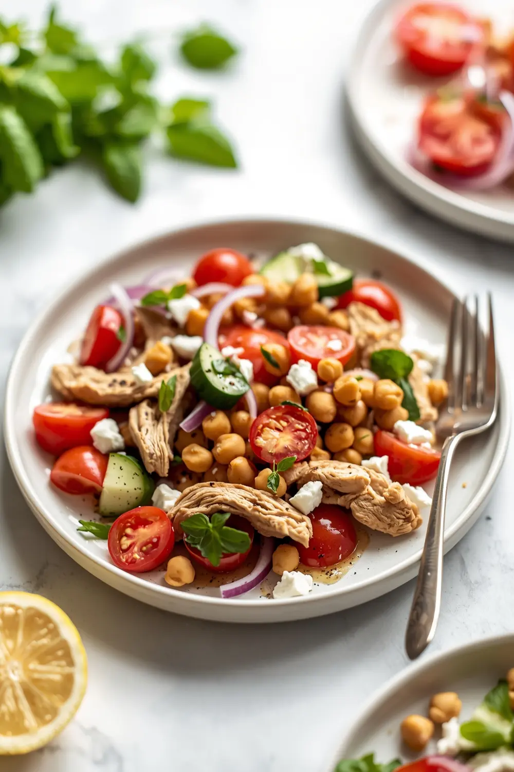 summer tomato salad family