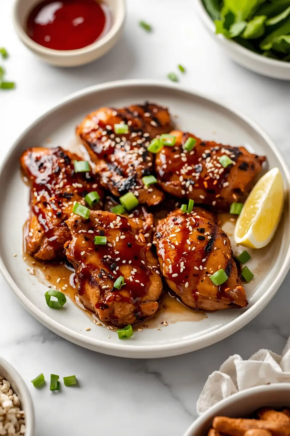 teriyaki grilled chicken family summer