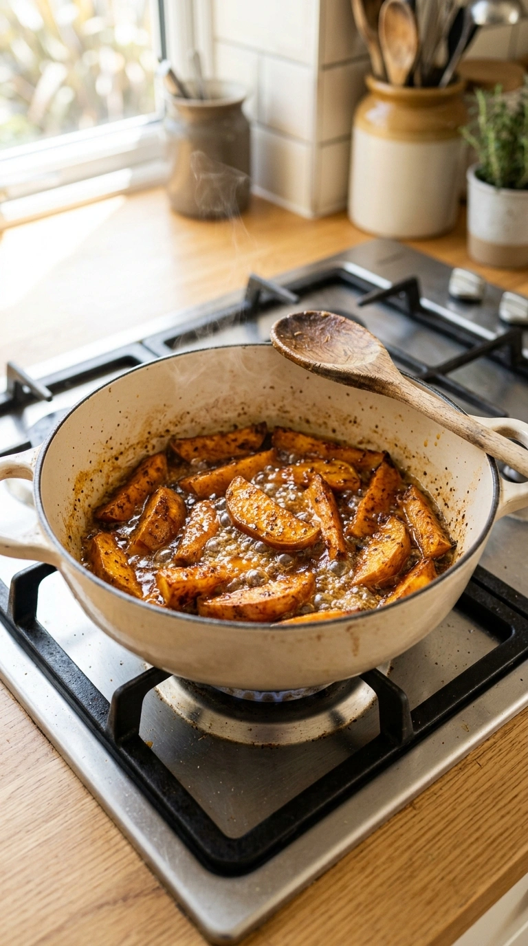 Cooking instructions for thanksgiving roasted sweet potatoes family