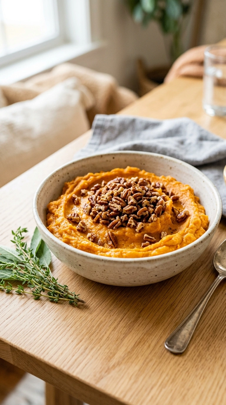 Sweet Potato Mash the Whole Family Will Keep Spooning Up at Thanksgiving