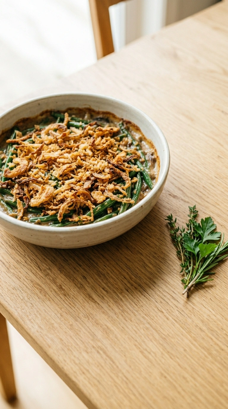 Green Bean Casserole the Whole Family Will Love at Every Thanksgiving