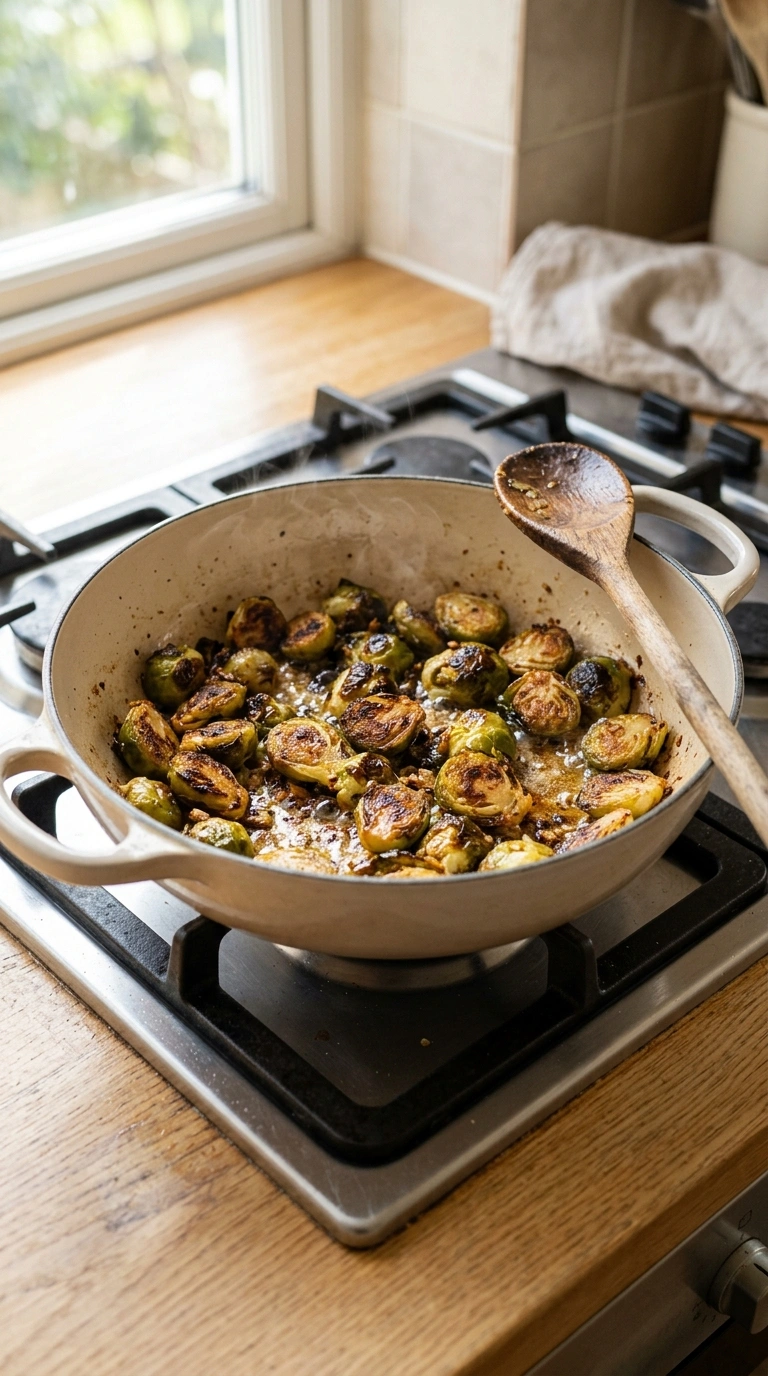 Cooking instructions for thanksgiving roasted brussels sprouts family