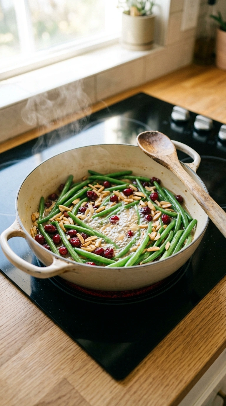 Cooking instructions for thanksgiving cranberry green beans family