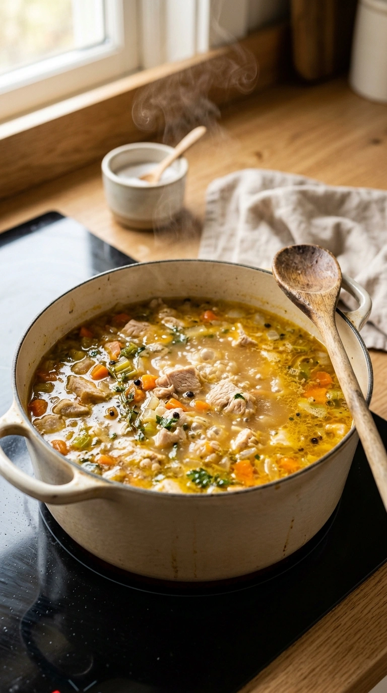 Cooking instructions for thanksgiving leftover turkey soup family