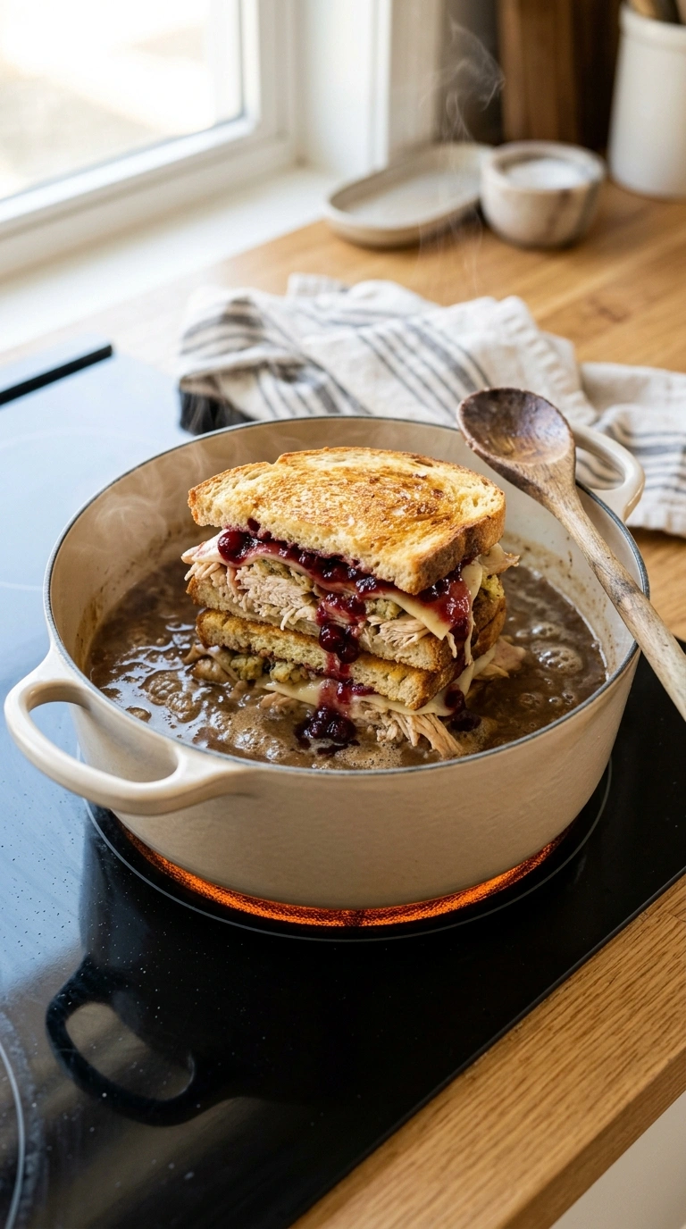 Cooking instructions for thanksgiving leftover turkey sandwich family
