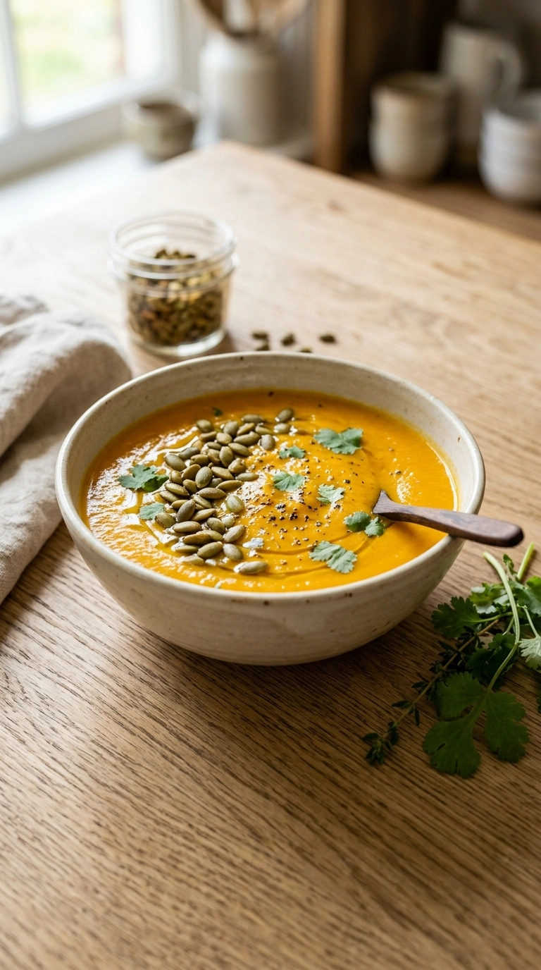 Creamy Pumpkin Soup | Easy 30-Min Cozy Fall Family Dinner
