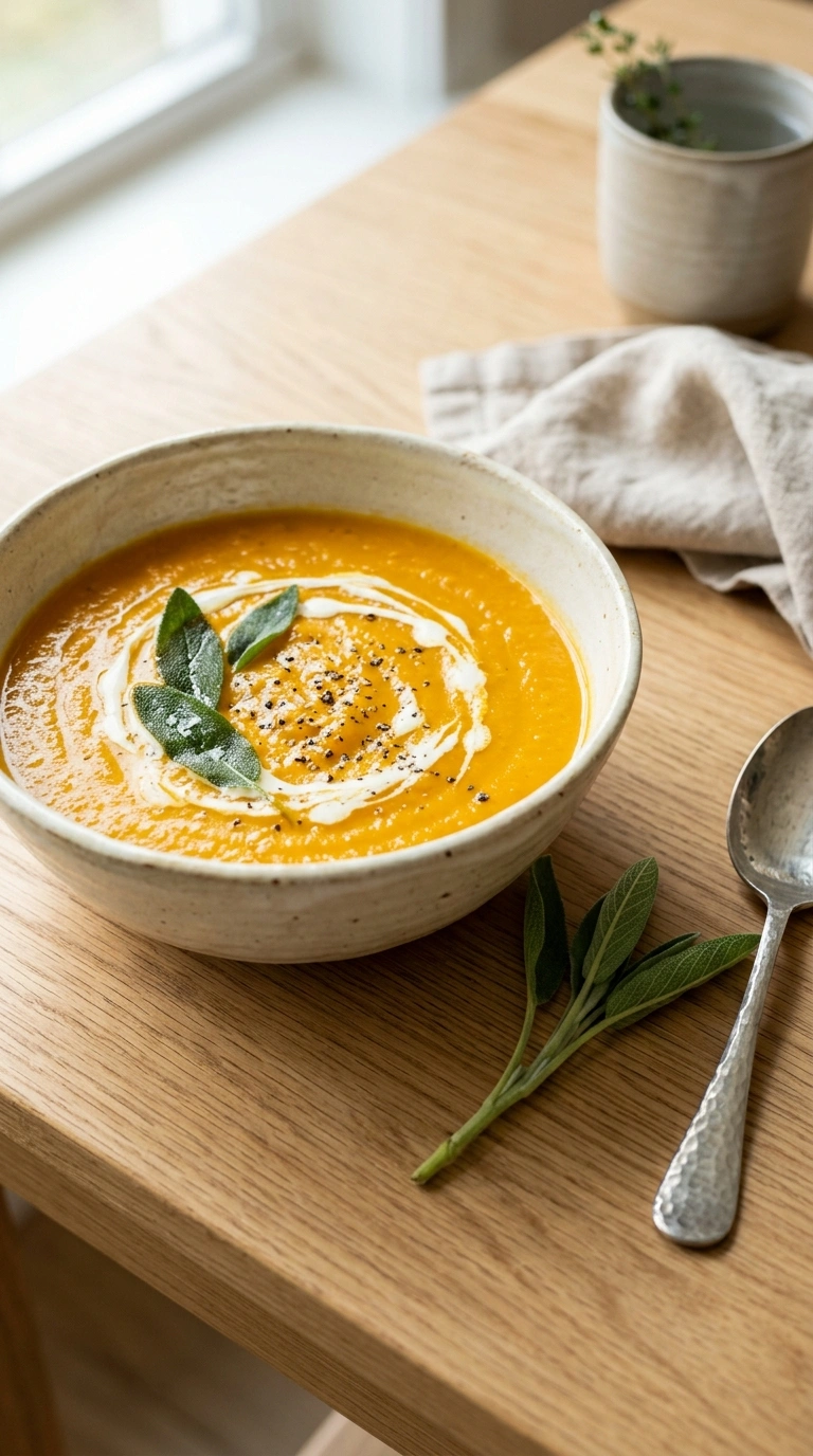 Velvety Spiced Pumpkin Soup | 35-Min Cozy Fall Family Comfort