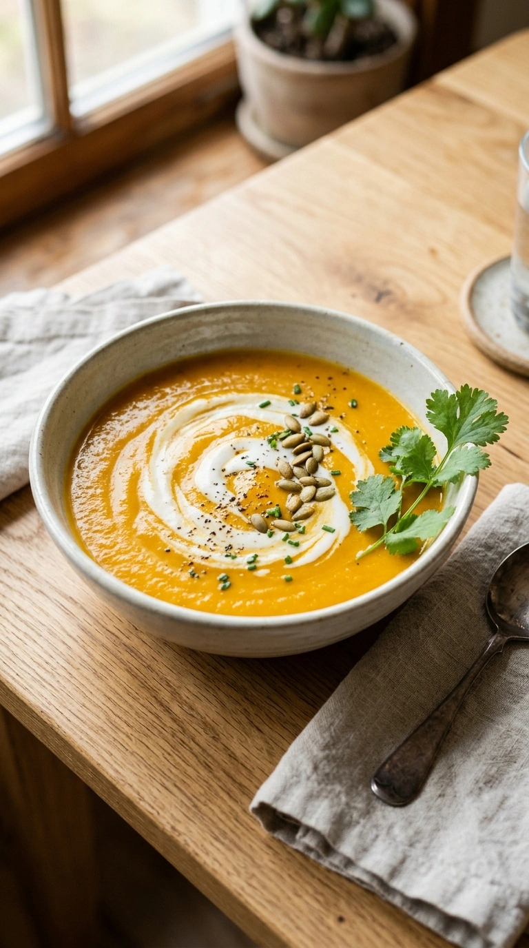 Silky Coconut Pumpkin Soup | 30-Min Cozy Fall Family Bowl