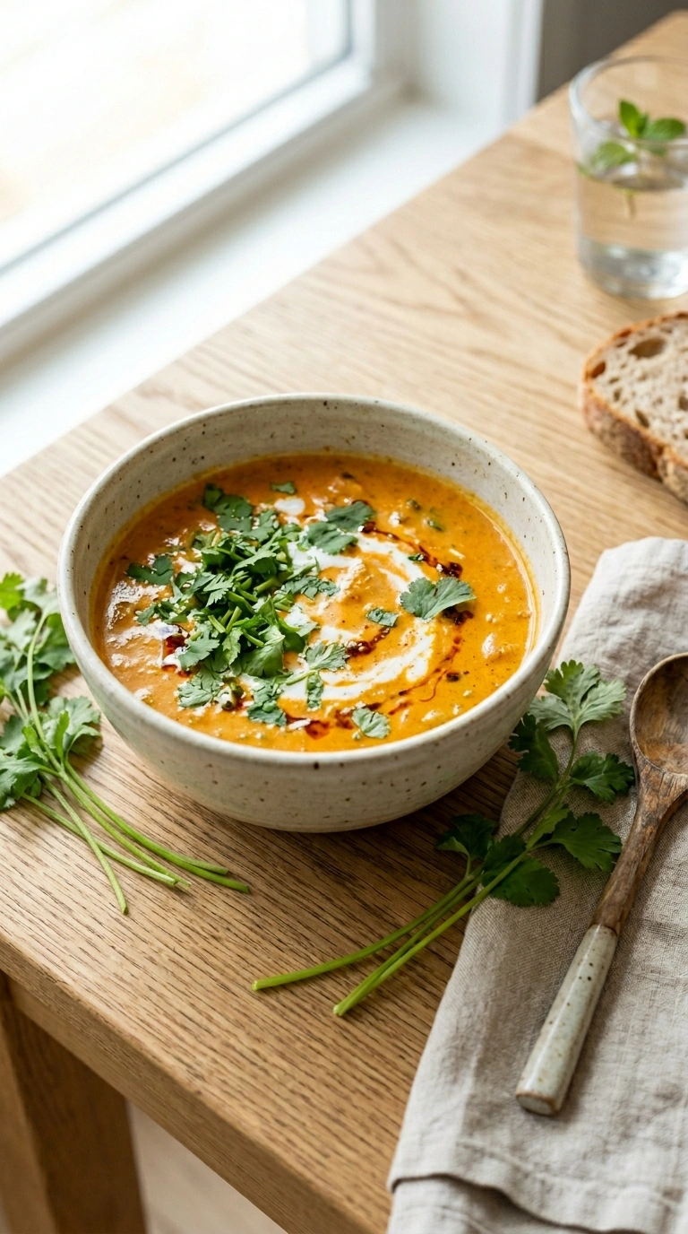 Cozy Pumpkin Curry Soup | 35-Min Warming Fall Family Dinner