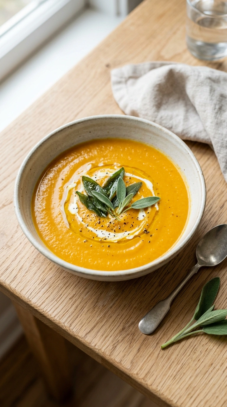 Velvety Coconut Butternut Soup | 35-Min Cozy Fall Family Bowl