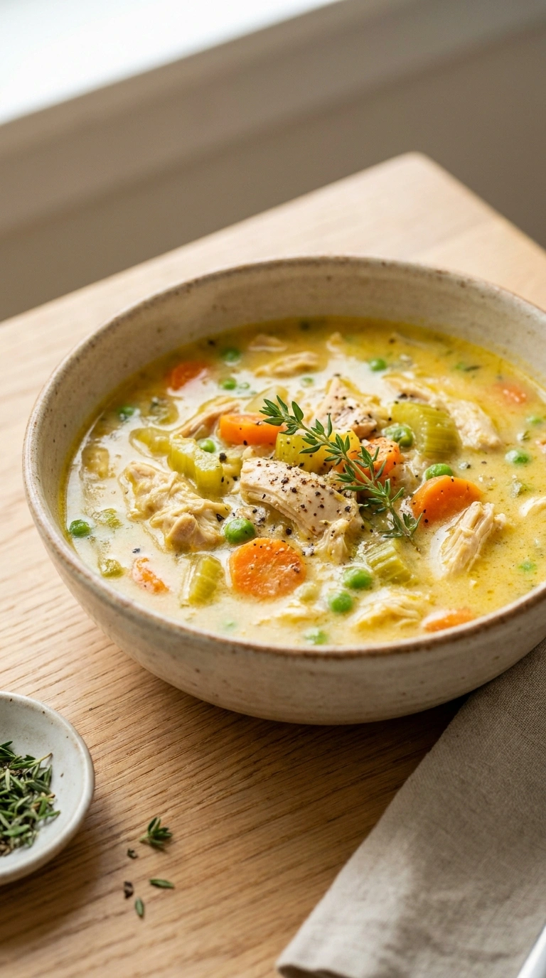 Silky Creamy Chicken Soup | 30-Min Cozy Family Comfort Dinner