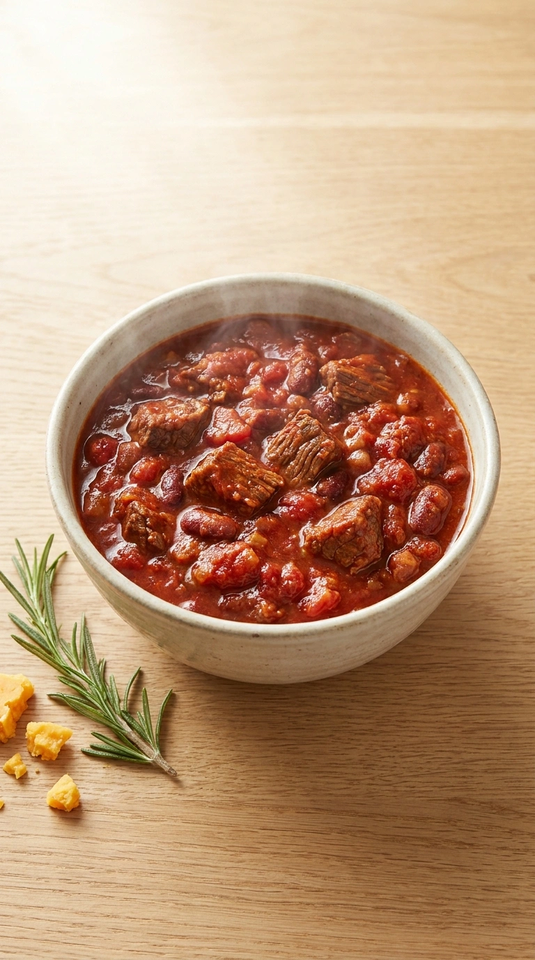 Smoldering Beef Chili Stew | 45-Min Cozy Fall Family Dinner