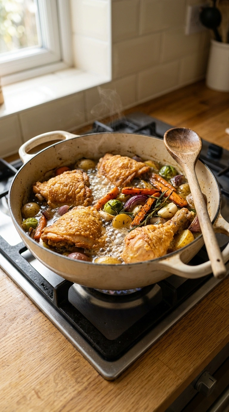 Cooking instructions for sheet pan chicken thighs