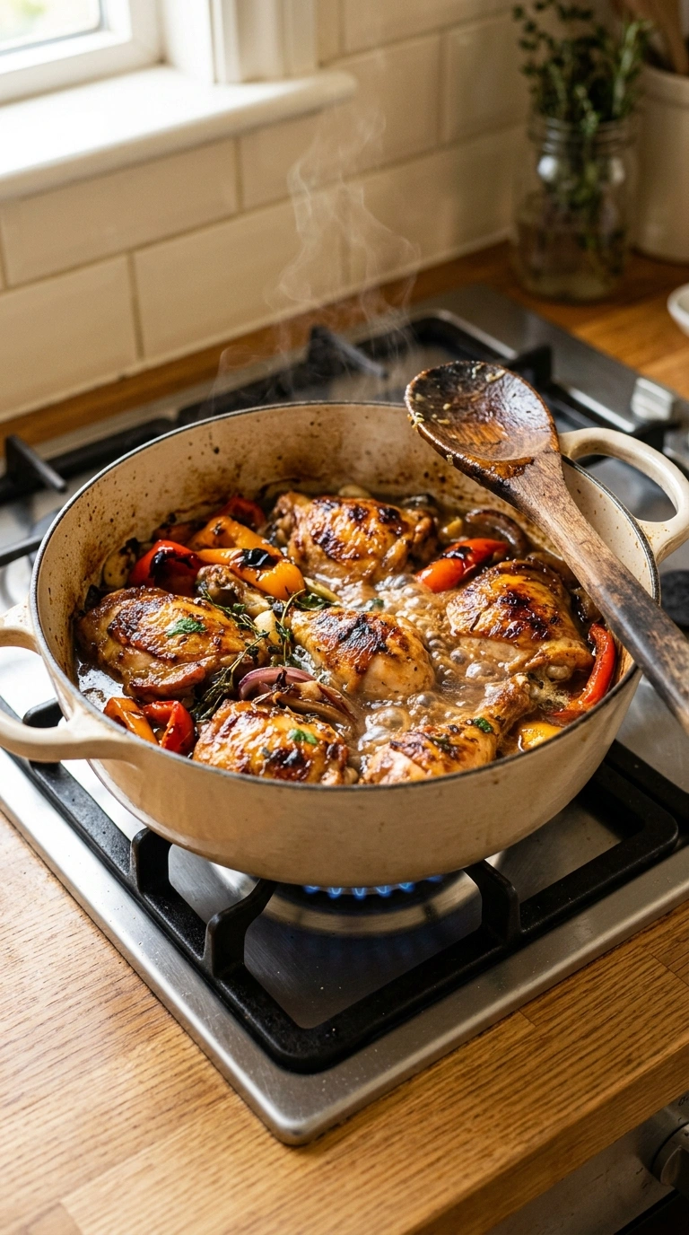 Cooking instructions for sheet pan chicken fajitas