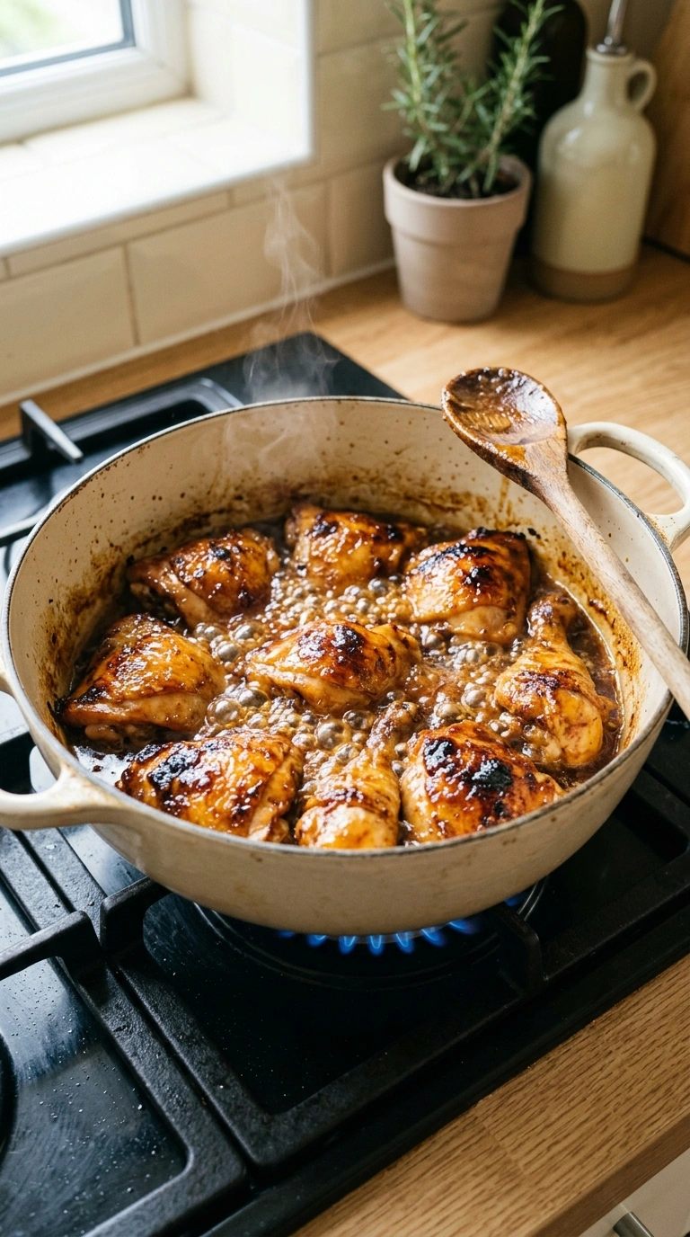 Cooking instructions for baked honey garlic chicken
