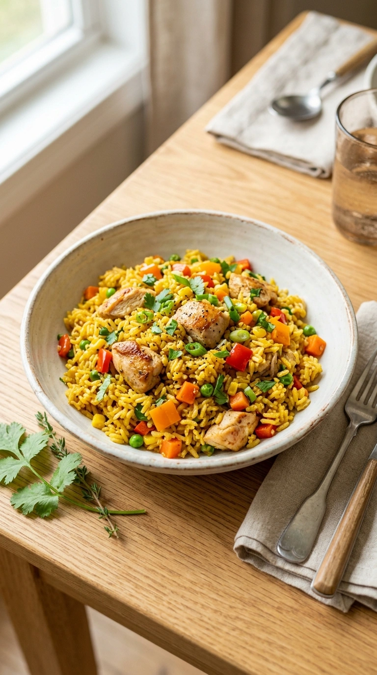 Tender Skillet Chicken and Rice | 35-Min Easy Family Dinner