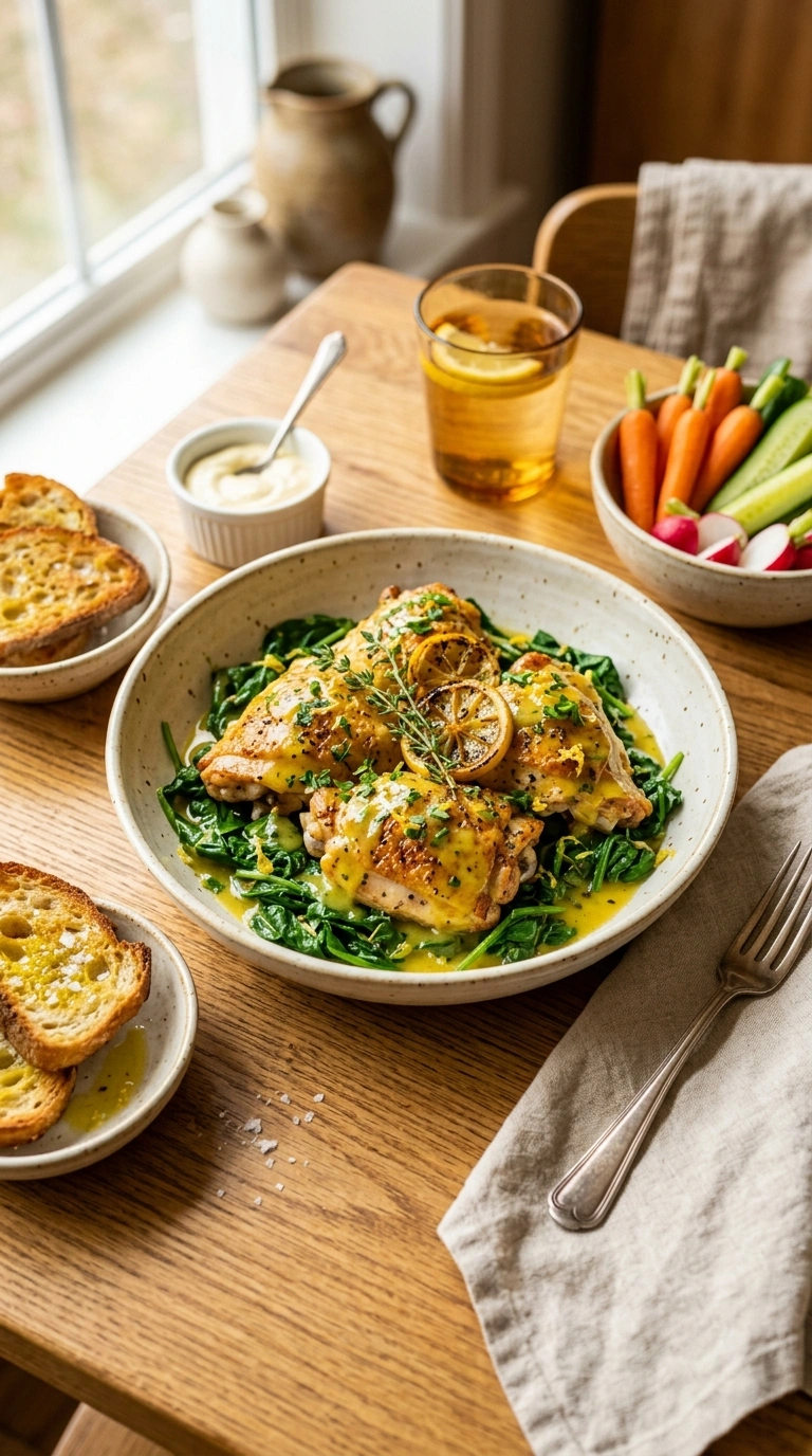 Zesty One Pot Lemon Chicken | 30-Min Easy Family Dinner