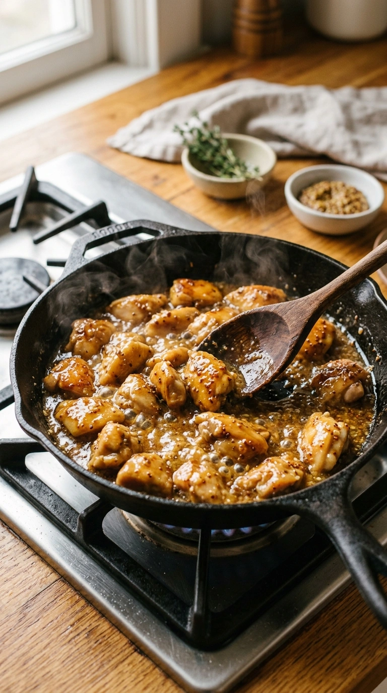 Cooking instructions for honey mustard chicken