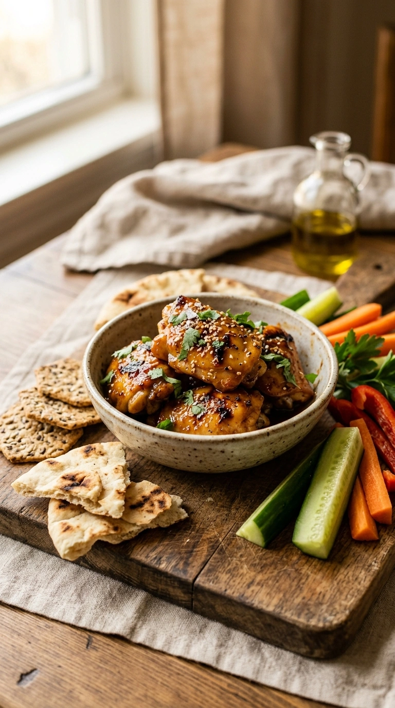 BBQ chicken bake ready to serve