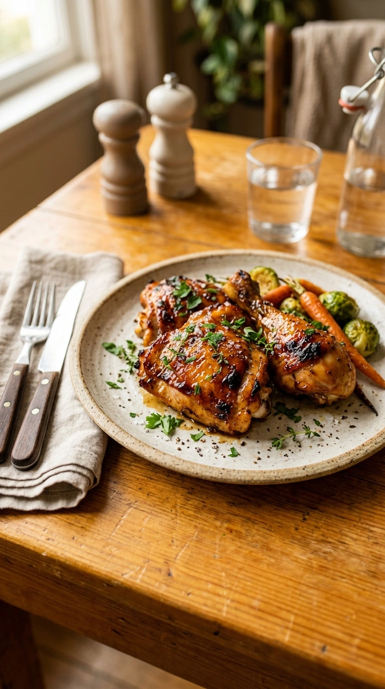 Caramelized Maple Glazed Chicken | 35-Min Cozy Fall Family Dinner