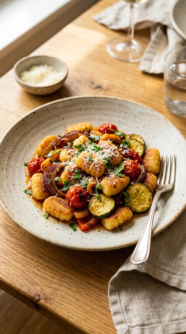 Crispy Sheet Pan Gnocchi | 30-Min Back-to-School Family Dinner