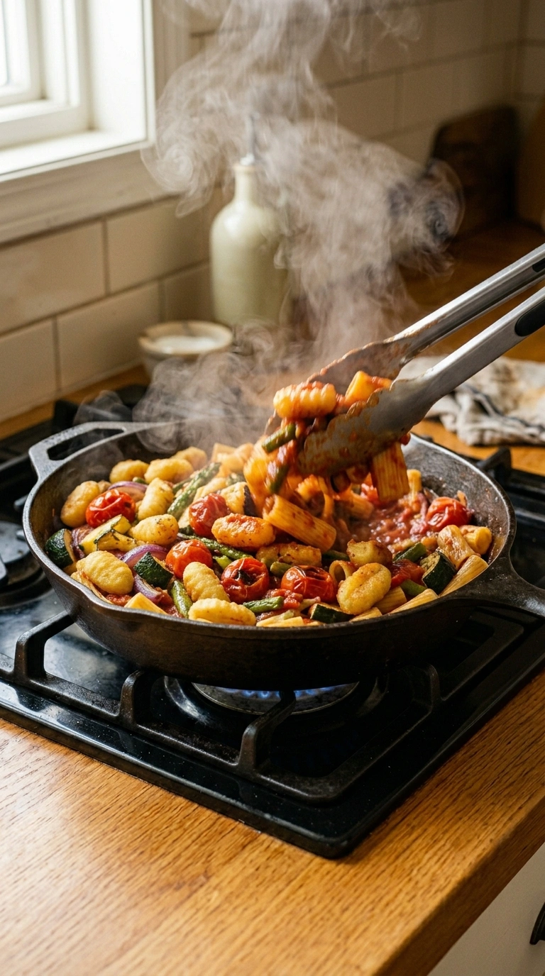 Cooking instructions for sheet pan gnocchi