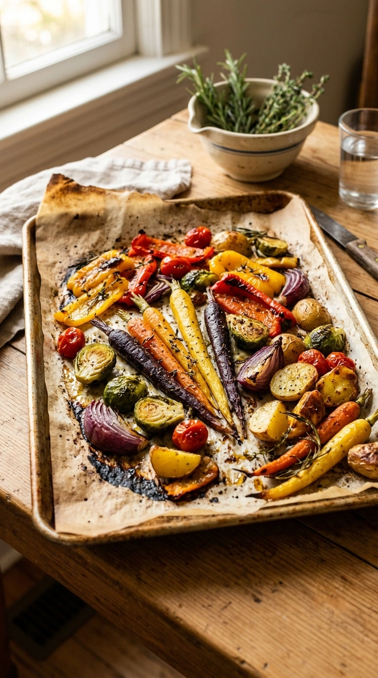Charred Sheet Pan Veggie Dinner | 30-Min Back-to-School Family