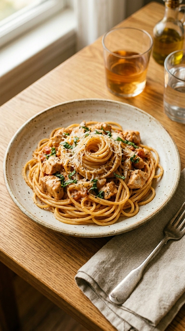 Tender Weeknight Chicken Pasta | 30-Min Family Weeknight Dinner