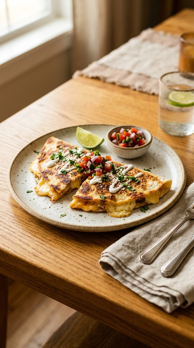 Crispy Weeknight Quesadilla | 20-Min Easy Family Quick Dinner