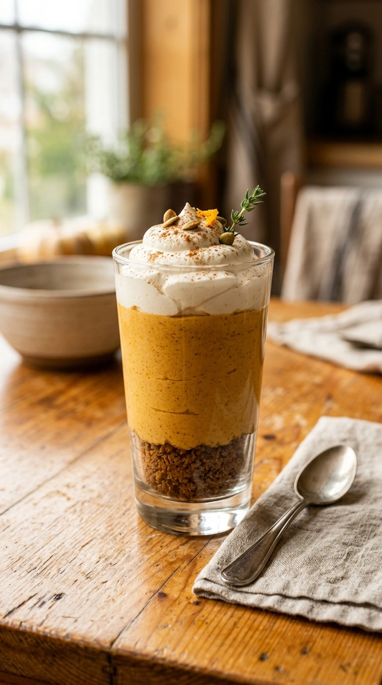 Silky No-Bake Pumpkin Cheesecake | Easy Cozy Fall Family Dessert